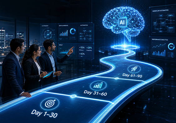 How to Implement AI in Your Business: 90-Day Framework